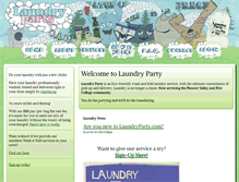 Tablet Screenshot of laundryparty.com